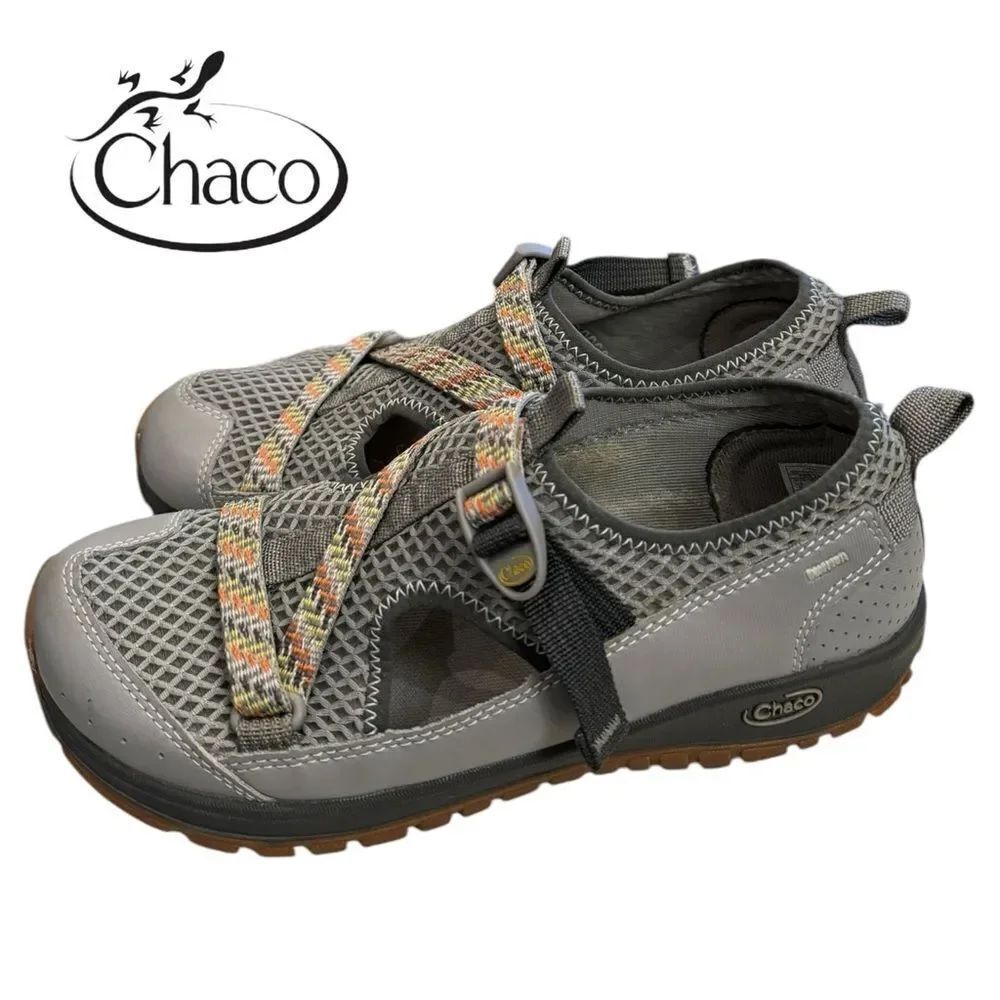 CHACO Kids Unisex Odyssey Gray Girls Boys Sport Sandals 5